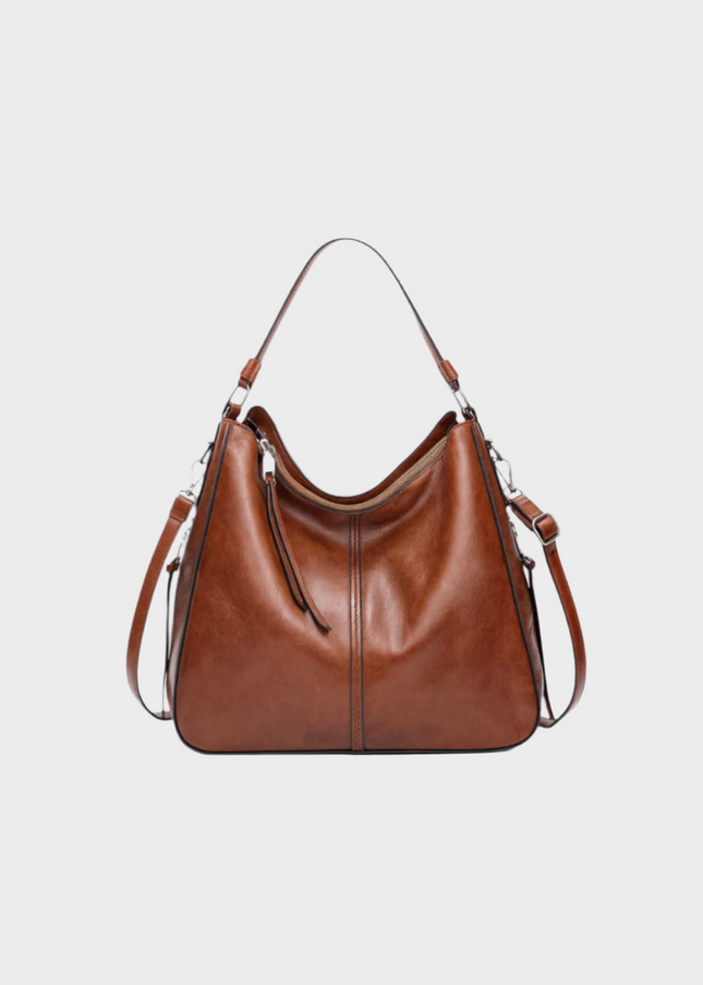 Ersilia Luxe Women's Leather Tote – Spacious, Stylish & Durable Handbag for Work & Everyday Use