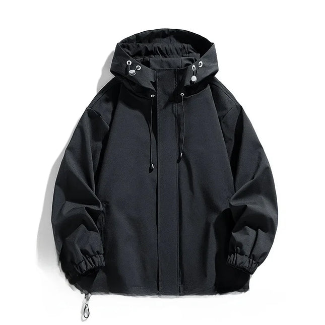 Men’s Plus Size Hooded Ski Jacket – Winter Waterproof Snow Coat